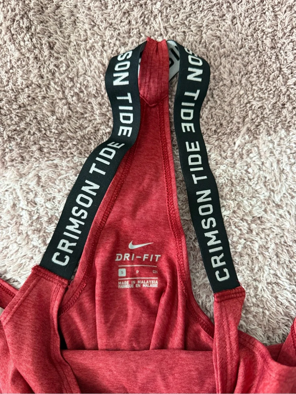 RARE: Limited Edition Women’s Small Nike Crimson Tide Red Dri-FIT Sports Tank